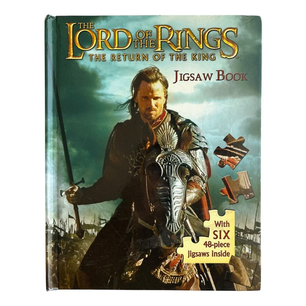 Lord of the Rings Bundle ROTK Jigsaw Book + The Two Towers DVD + ROTK DVD - Picture 2 of 9